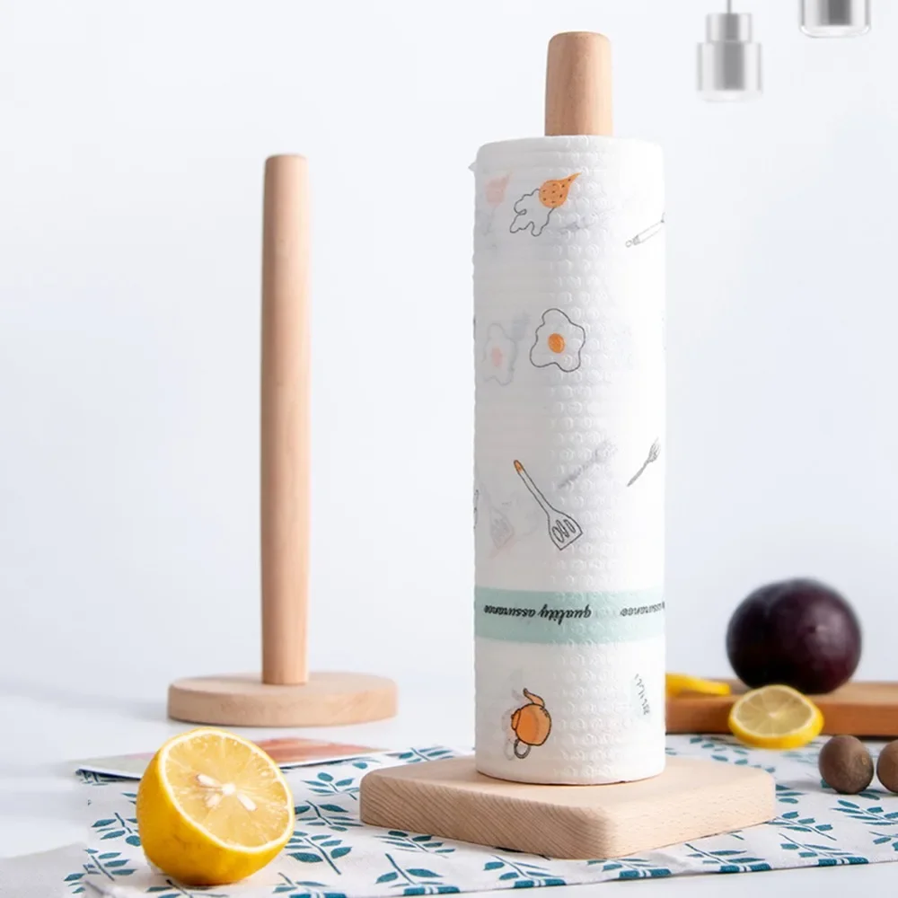Kitchen Wooden Roll Paper Towel Holder Bathroom Tissue Vertical Stand Disposable Paper Pot Kitchen Toilet Storage Accessories
Kitchen Wooden Roll Paper Towel Holder Bathroom Tissue Vertical Stand Disposable Paper Pot Kitchen Toilet Storage Accessories
