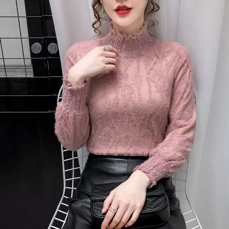 Autumn Women Lace Blouse Shirt Women Tops Long Sleeve Blouse Women Blusas 2023 Blouses Femme Shirts Long Sleeve Ladies Tops A110
Autumn Women Lace Blouse Shirt Women Tops Long Sleeve Blouse Women Blusas 2023 Blouses Femme Shirts Long Sleeve Ladies Tops A110
