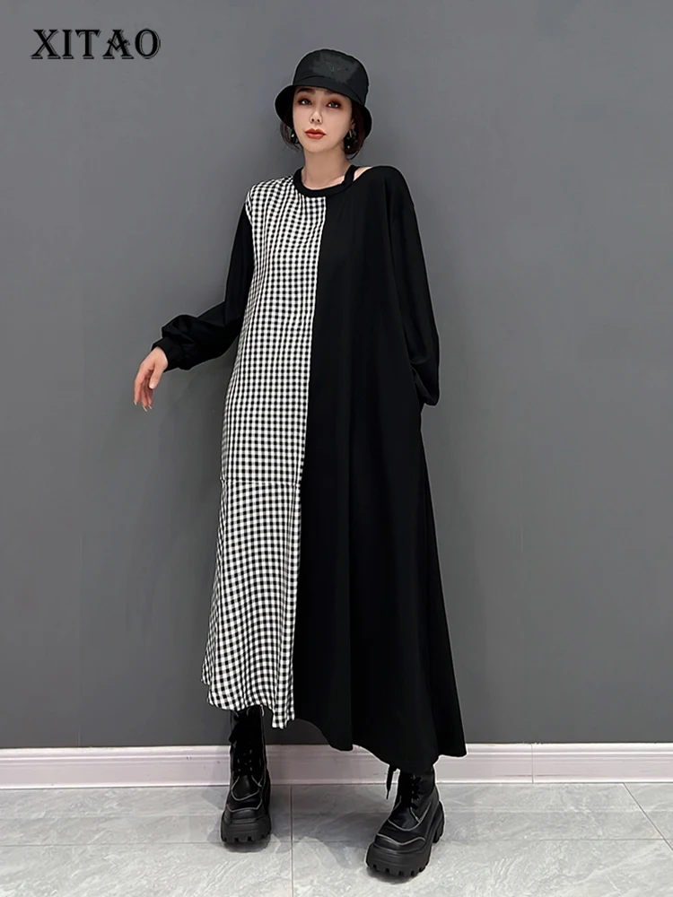 XITAO Asymmetrical Patchwork Dress Women Korea 2022 Autumn New Personality Fashion Loose O-neck Full Sleeve Dress WLD13197
XITAO Asymmetrical Patchwork Dress Women Korea 2022 Autumn New Personality Fashion Loose O-neck Full Sleeve Dress WLD13197