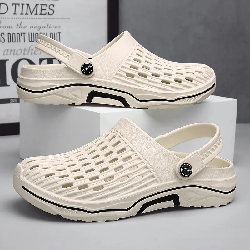 Antiskid Slippers for Men Breathable Outdoor Fashion Man Sandals Casual Baotou EVA Slides Male Summer Leisure Mens Shoes Slipper
Antiskid Slippers for Men Breathable Outdoor Fashion Man Sandals Casual Baotou EVA Slides Male Summer Leisure Mens Shoes Slipper