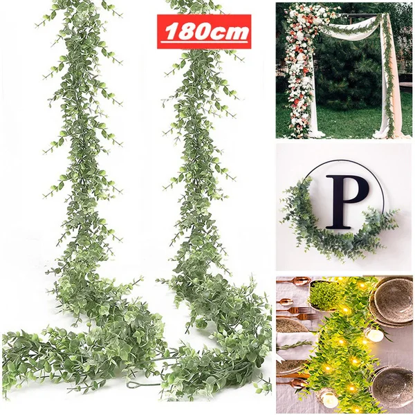 6 Feet Artificial Eucalyptus Wall Hanging Garland Fake Plant Vines Hanging Rattan for Wedding Backdrop Arch Wall Decor Rattan
6 Feet Artificial Eucalyptus Wall Hanging Garland Fake Plant Vines Hanging Rattan for Wedding Backdrop Arch Wall Decor Rattan