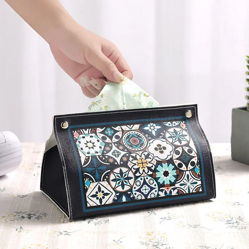 Soft Leather Tissue Box Morocco Style Living Room Decorative Napkin Holder Office Desktop Decoration Car Paper Towel Storage Bag
Soft Leather Tissue Box Morocco Style Living Room Decorative Napkin Holder Office Desktop Decoration Car Paper Towel Storage Bag