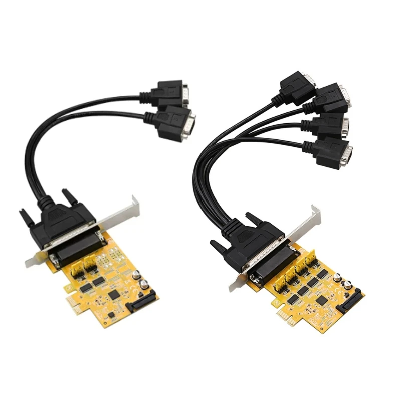 634A Pcie To 2/4 Port RS232 DB-9 DB9 Serial Port Controller PCIE Controller Adapter
634A Pcie To 2/4 Port RS232 DB-9 DB9 Serial Port Controller PCIE Controller Adapter