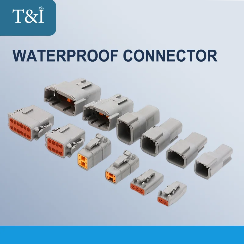 T&I Deutsch Type Waterproof Connector Male&Female Dtm04-2P Head Terminal Wiring Harness Plug Socket
T&I Deutsch Type Waterproof Connector Male&Female Dtm04-2P Head Terminal Wiring Harness Plug Socket