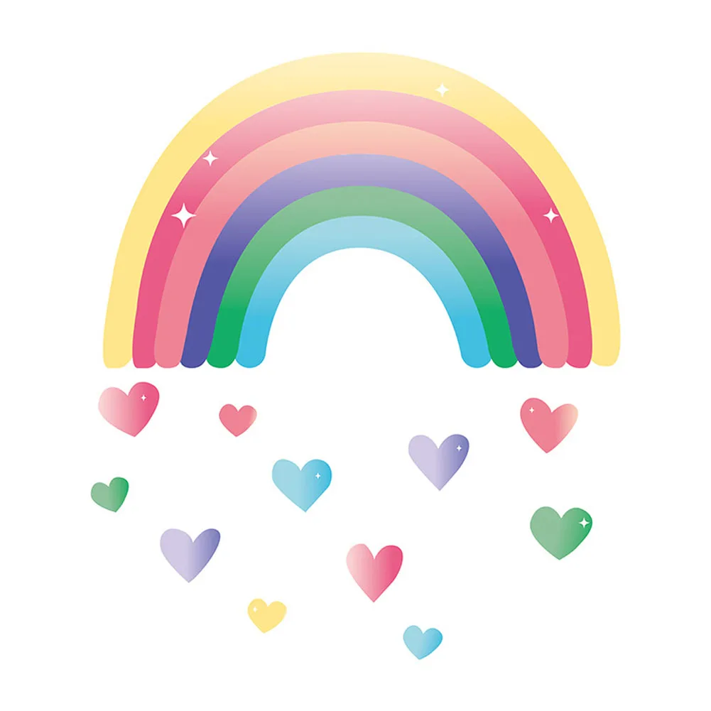 Rainbow Love Heart Wall Stickers For Baby Rooms Bedroom Wall Decor Eco-friendly Vinyl PVC Wall Decals Art Murals For Home Decor
Rainbow Love Heart Wall Stickers For Baby Rooms Bedroom Wall Decor Eco-friendly Vinyl PVC Wall Decals Art Murals For Home Decor