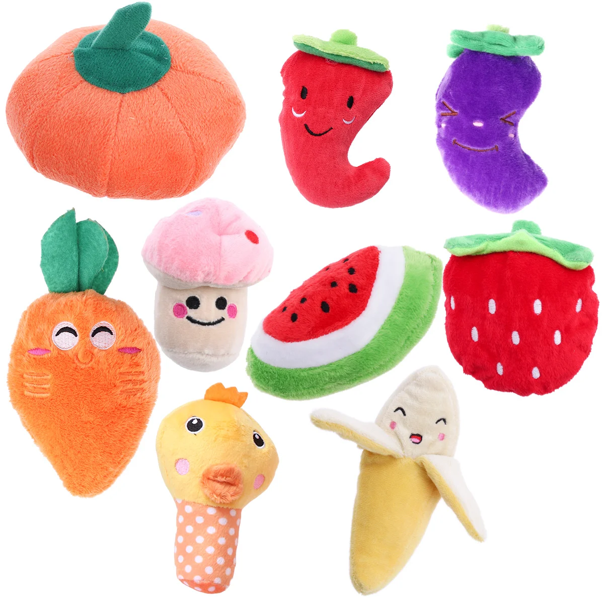 Toys Dog Squeaky Puppy Toy Teethingpet Dogsplush Chew Puppies Vegetables Stuffed Fruitsbulkholiday Set Fruit Watermelon Eggplant
Toys Dog Squeaky Puppy Toy Teethingpet Dogsplush Chew Puppies Vegetables Stuffed Fruitsbulkholiday Set Fruit Watermelon Eggplant