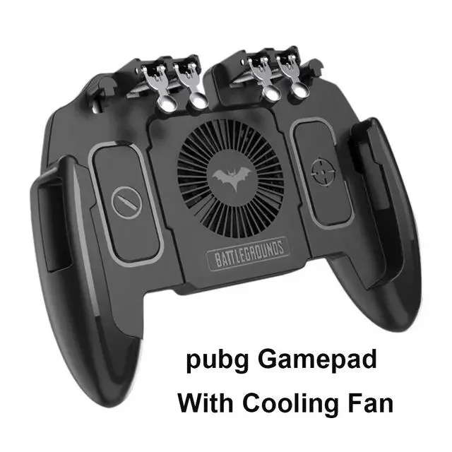Six Finger PUBG Game Controller Gamepad Trigger Shooting Free Fire Cooling Fan Gamepad Joystick for IOS Android Mobile Phone
Six Finger PUBG Game Controller Gamepad Trigger Shooting Free Fire Cooling Fan Gamepad Joystick for IOS Android Mobile Phone