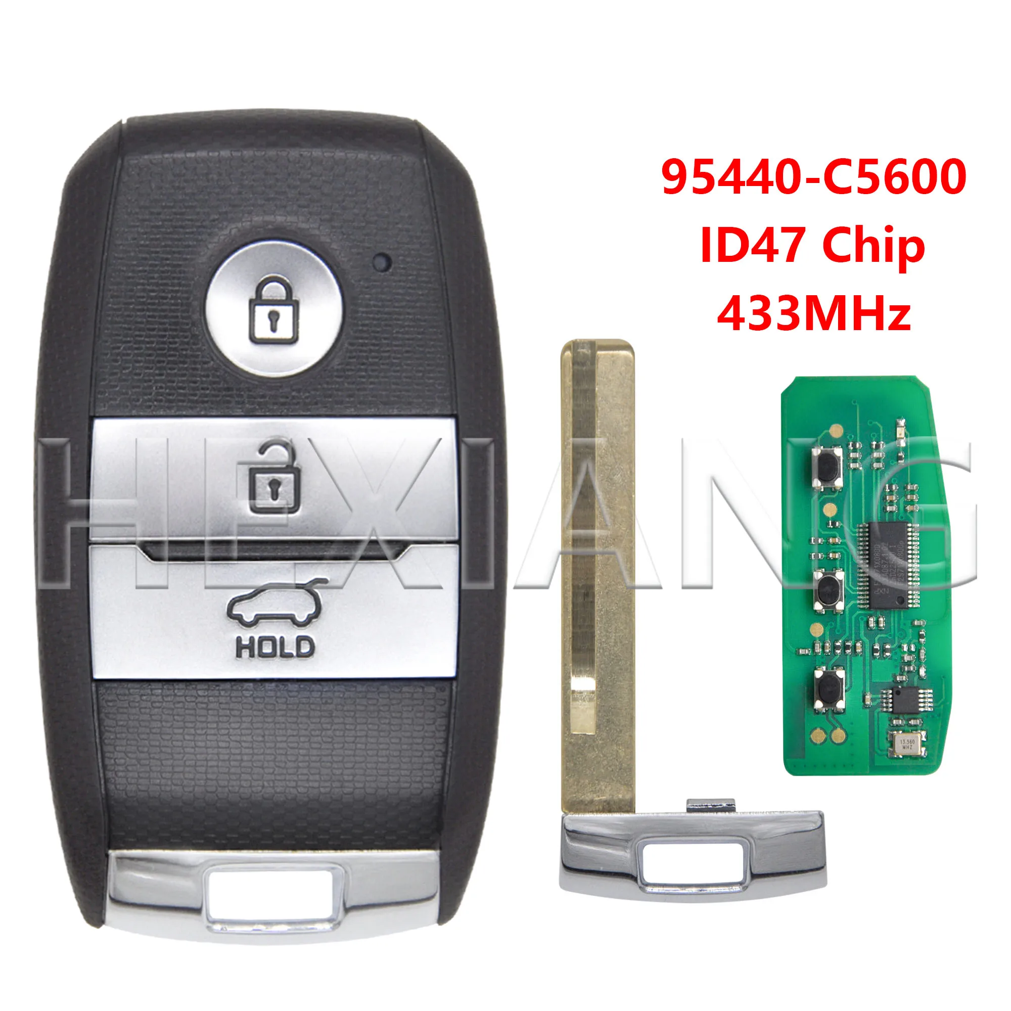 Автомобильный пульт дистанционного управления HE 95440-C5000/C5100/C5600/C6000/C6100 ID47 чип 433 МГц без ключа Go HY20 для KIA Sorento 2016 2017
Автомобильный пульт дистанционного управления HE 95440-C5000/C5100/C5600/C6000/C6100 ID47 чип 433 МГц без ключа Go HY20 для KIA Sorento 2016 2017