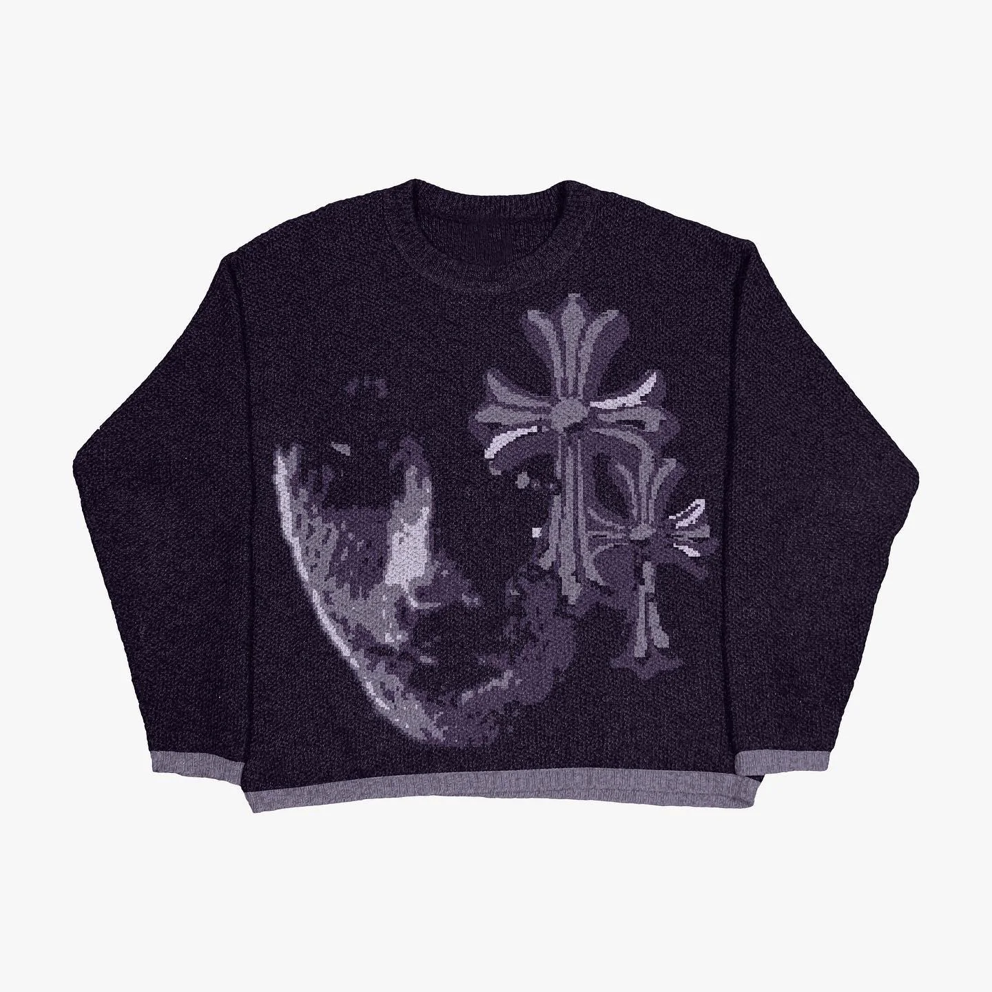 Y2K Harajuku Vintage Pullover Punk Sweaters Oversized Men and Women Print Knitted Sweater Baggy 90s Long Sleeves Top Long Sleeve
Y2K Harajuku Vintage Pullover Punk Sweaters Oversized Men and Women Print Knitted Sweater Baggy 90s Long Sleeves Top Long Sleeve