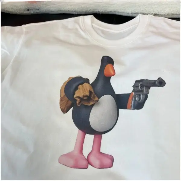 West Coast American Hip-hop Rich Ducks and Ducks Printed Cotton Short-sleeved Couples T-shirts Minority High Street Tide Brand
West Coast American Hip-hop Rich Ducks and Ducks Printed Cotton Short-sleeved Couples T-shirts Minority High Street Tide Brand