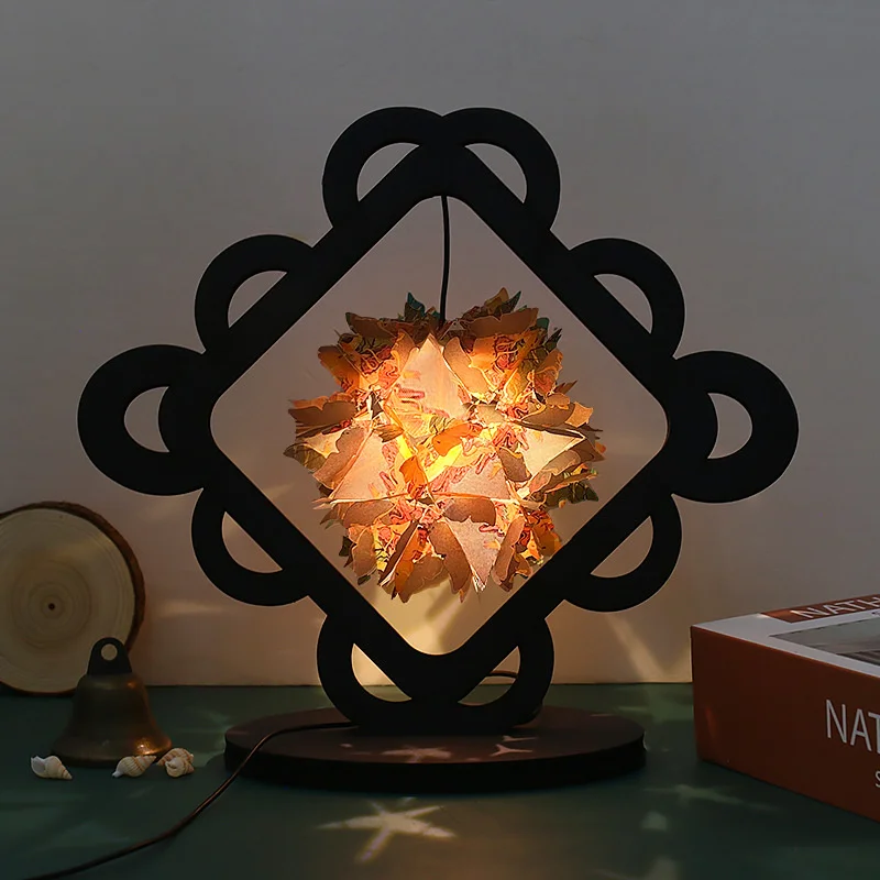 Light Shadow Paper Carving Lamp Creative Home Handmade DIY Bedside Decoration Desktop Small Night Light Ornament Holiday Gift
Light Shadow Paper Carving Lamp Creative Home Handmade DIY Bedside Decoration Desktop Small Night Light Ornament Holiday Gift