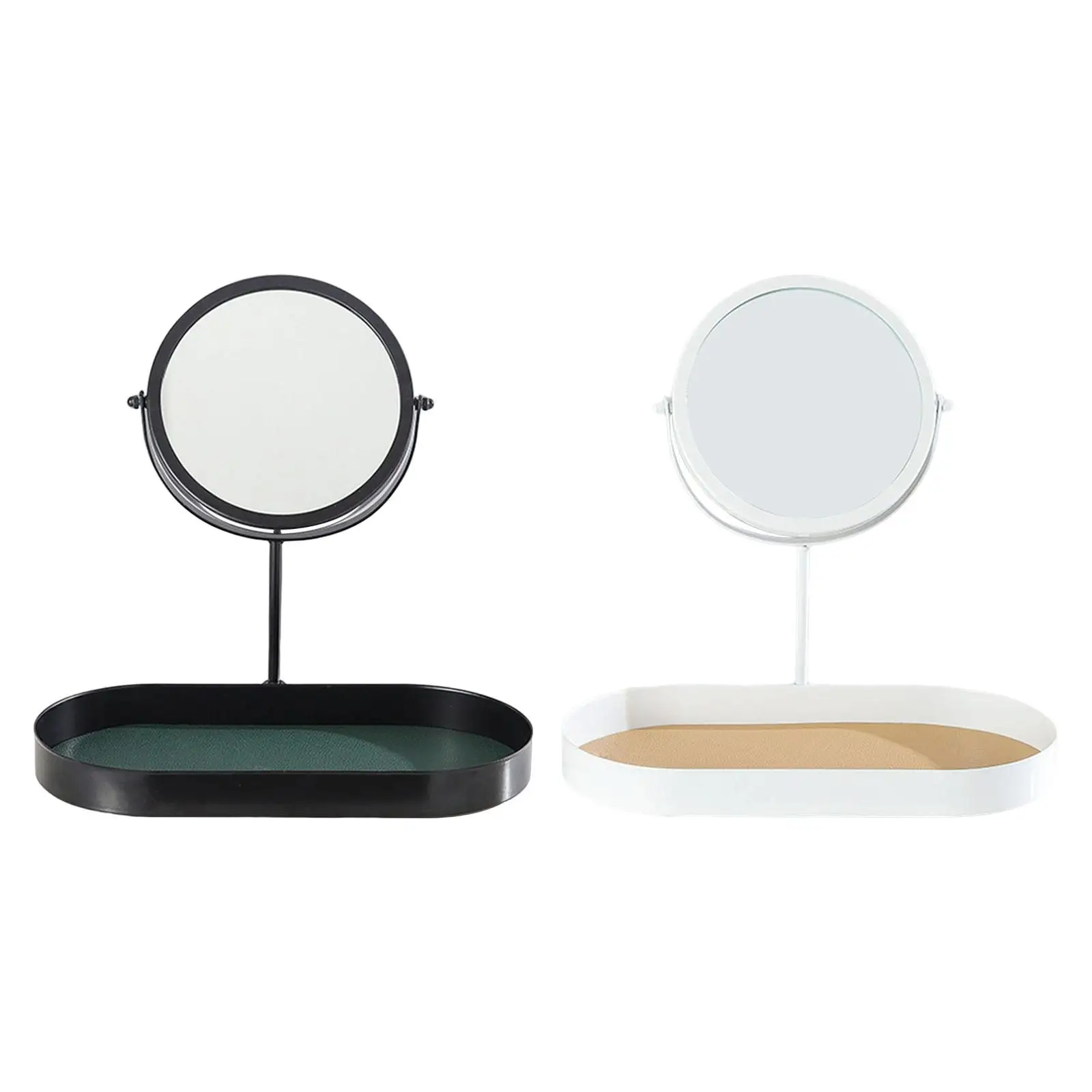 Table Top Makeup Mirror with Tray 360°C Rotated Free Standing Room Decor Fashion Cosmetic Mirror for Bathroom Desktop Dresser
Table Top Makeup Mirror with Tray 360°C Rotated Free Standing Room Decor Fashion Cosmetic Mirror for Bathroom Desktop Dresser