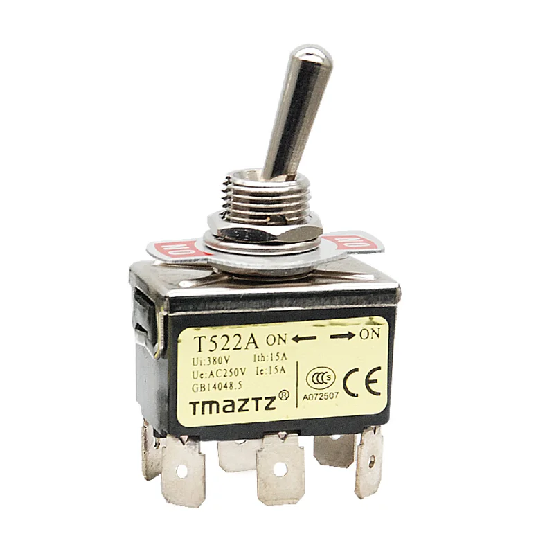 

15A 250V 20A 125V AC ON OFF ON 3 Position 3PIN SPDT Heavy Duty Rocker Toggle Switches