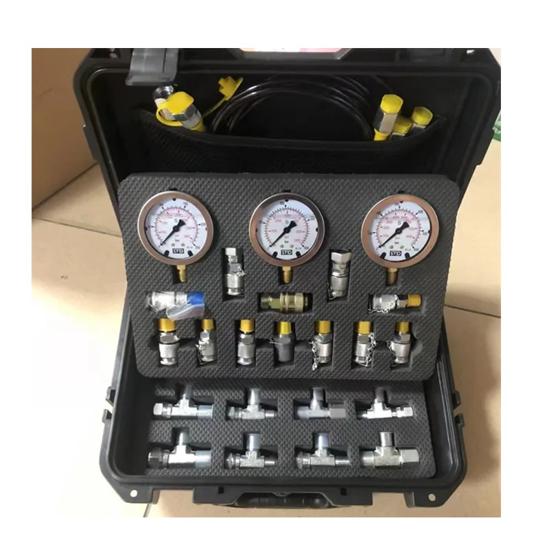 High quality Excavator Fuel Hydraulic Pressure Gauge Pressure Gas Pressure Portable Test Kit for sale
High quality Excavator Fuel Hydraulic Pressure Gauge Pressure Gas Pressure Portable Test Kit for sale