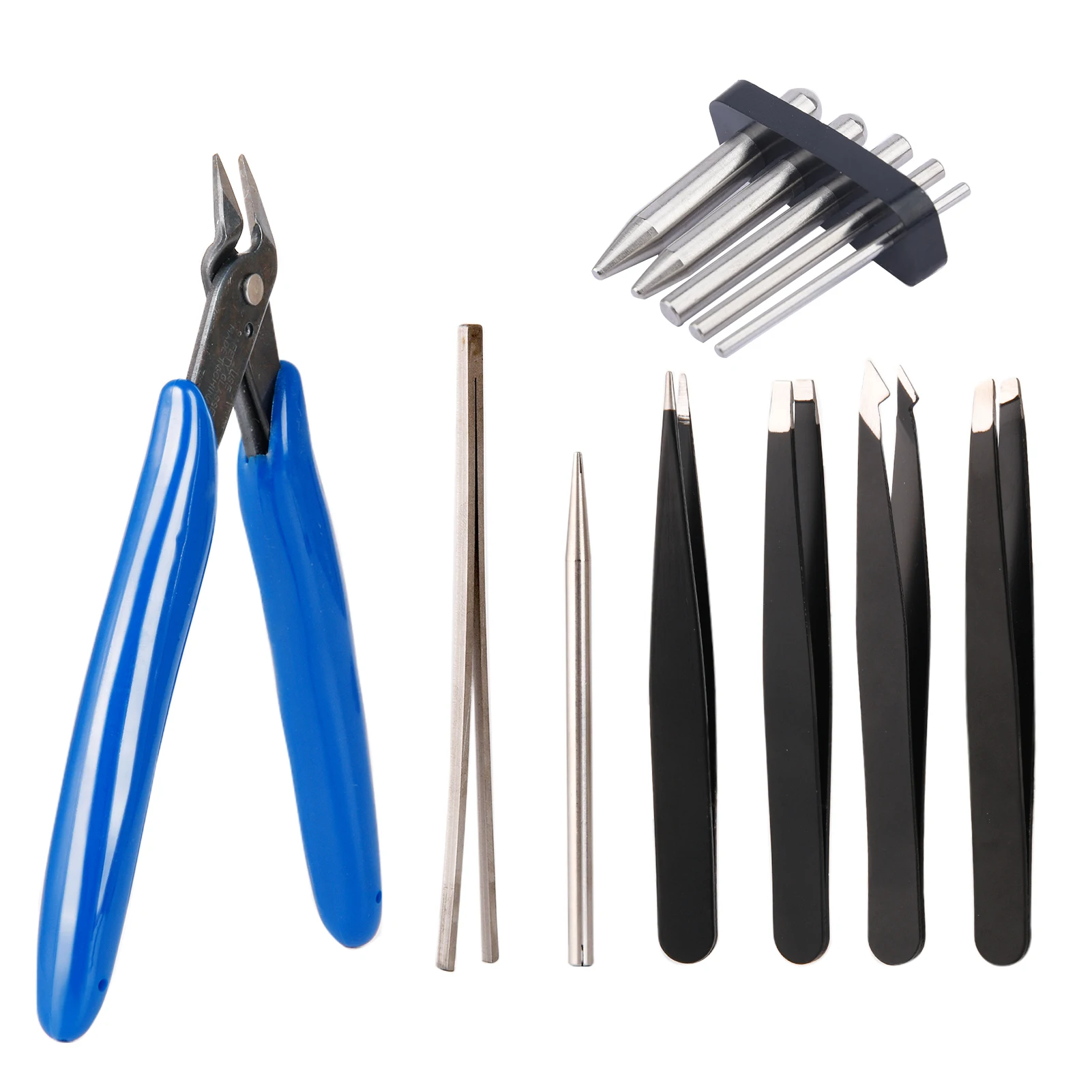 12pcs Universal Tweezers Assembly Maintenance For 3D Metal Jigsaw Jewelry Making Durable DIY Model Tool Kit Pliers Portable
12pcs Universal Tweezers Assembly Maintenance For 3D Metal Jigsaw Jewelry Making Durable DIY Model Tool Kit Pliers Portable