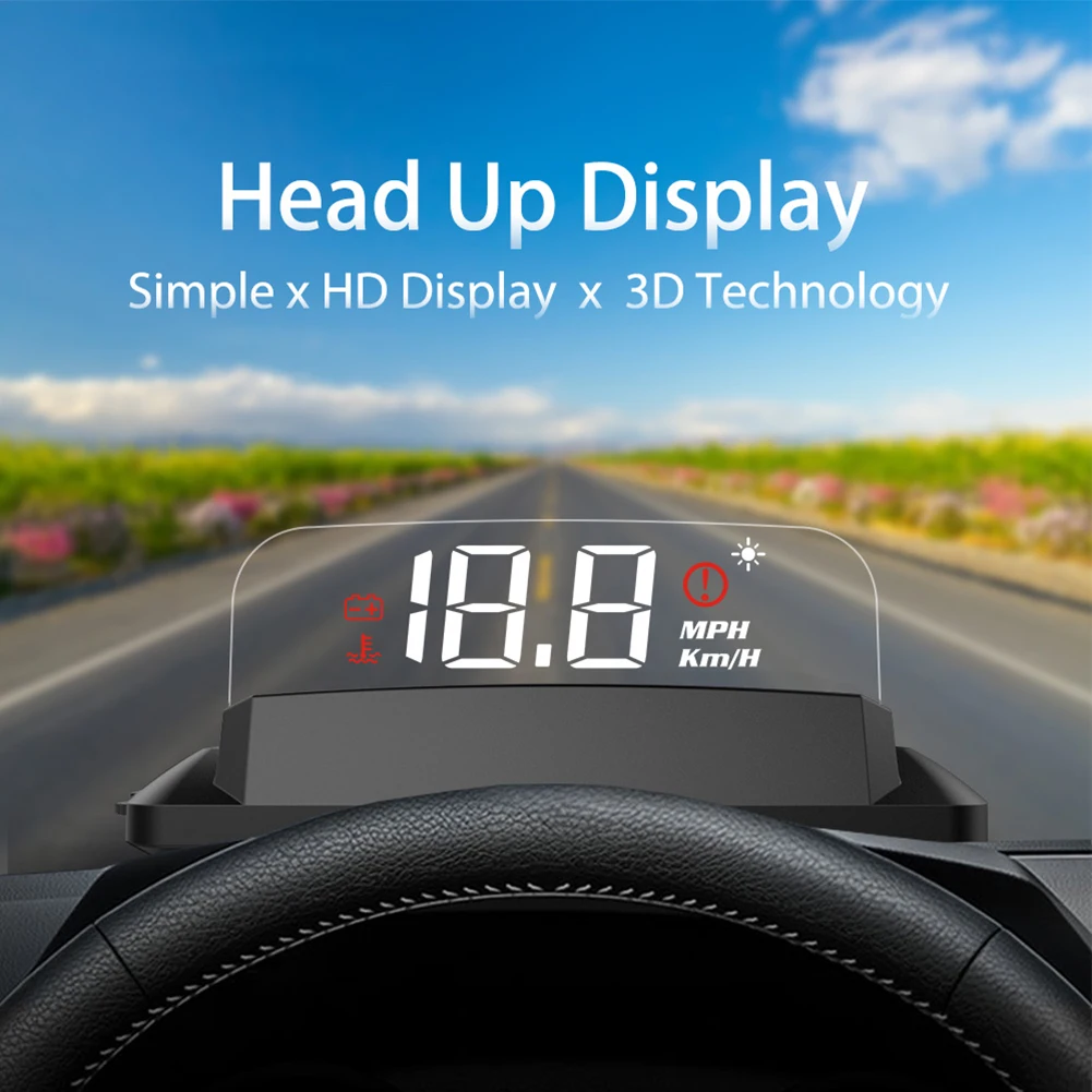 Mirror HUD Head Up Display Clear Font Auto HUD OBD2 Car Speed Projector KMH MPH Head-up Display Flat-screen Display
Mirror HUD Head Up Display Clear Font Auto HUD OBD2 Car Speed Projector KMH MPH Head-up Display Flat-screen Display