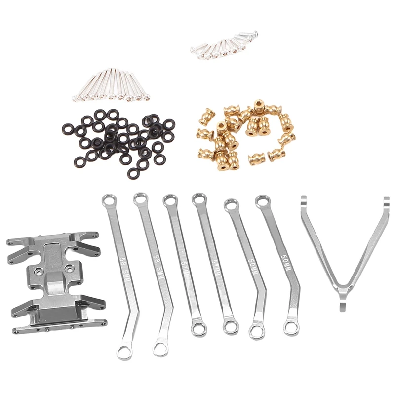 CNC High Clearance Chassis Links And Skid Plate For Axial SCX24 AXI00001 C10 JLU Bronco 1/24 RC Crawler Upgrades Parts
CNC High Clearance Chassis Links And Skid Plate For Axial SCX24 AXI00001 C10 JLU Bronco 1/24 RC Crawler Upgrades Parts