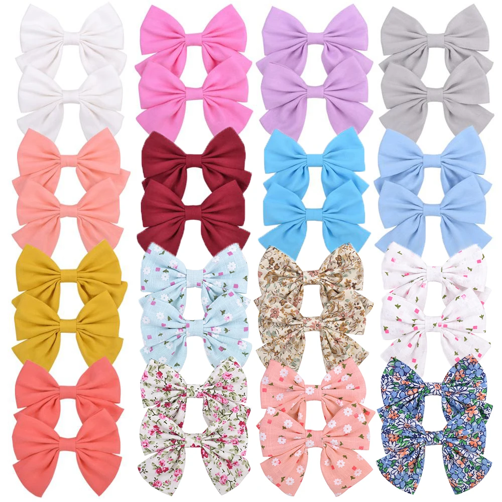2Pcs/Set Lovely Printed Flower Bow Hairpins Cotton Hair Clip for Kids Girls Handmade Hairgrips Barrettes Hair Accessories
2Pcs/Set Lovely Printed Flower Bow Hairpins Cotton Hair Clip for Kids Girls Handmade Hairgrips Barrettes Hair Accessories