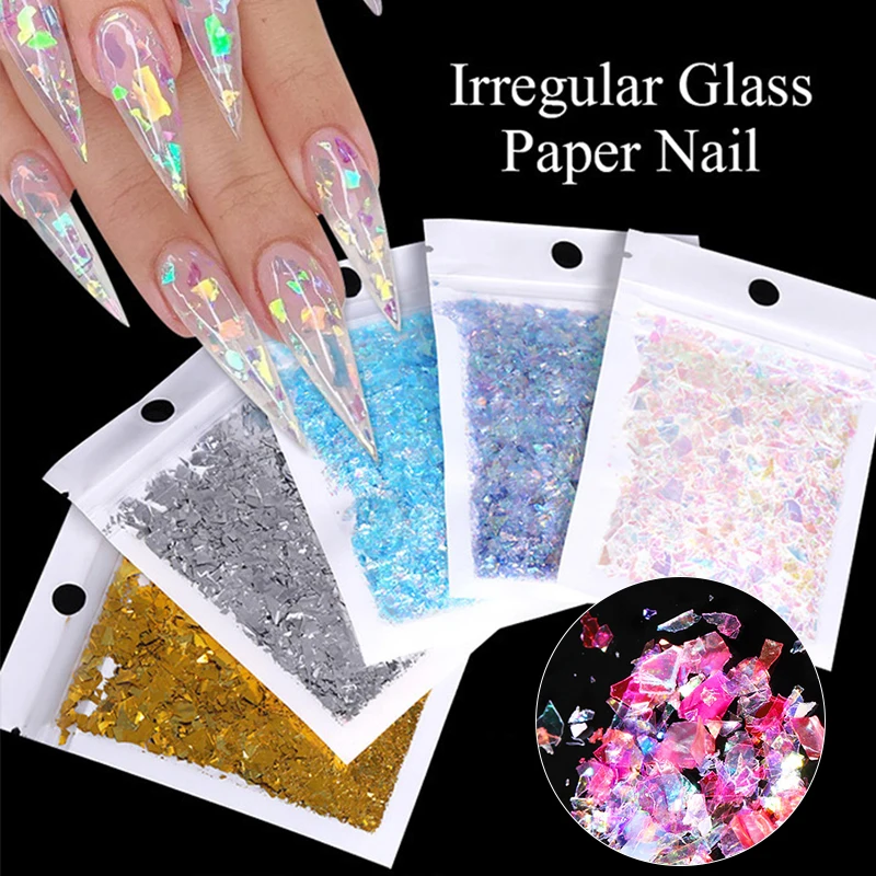 1 Bag Nail Art Sequins Candy Paper 3D Irregular Iridescent Glitter Flakes Glass Paper Colourful Nail Flakies DIY Nail Art Decor
1 Bag Nail Art Sequins Candy Paper 3D Irregular Iridescent Glitter Flakes Glass Paper Colourful Nail Flakies DIY Nail Art Decor