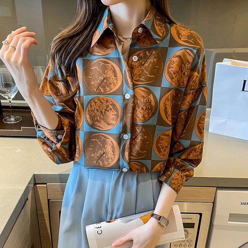 Элегантная и универсальная женская рубашка с пуговицами, модные женские блузки для умного повседневного образа, идеально подходит для работы и выходных
Элегантная и универсальная женская рубашка с пуговицами, модные женские блузки для умного повседневного образа, идеально подходит для работы и выходных