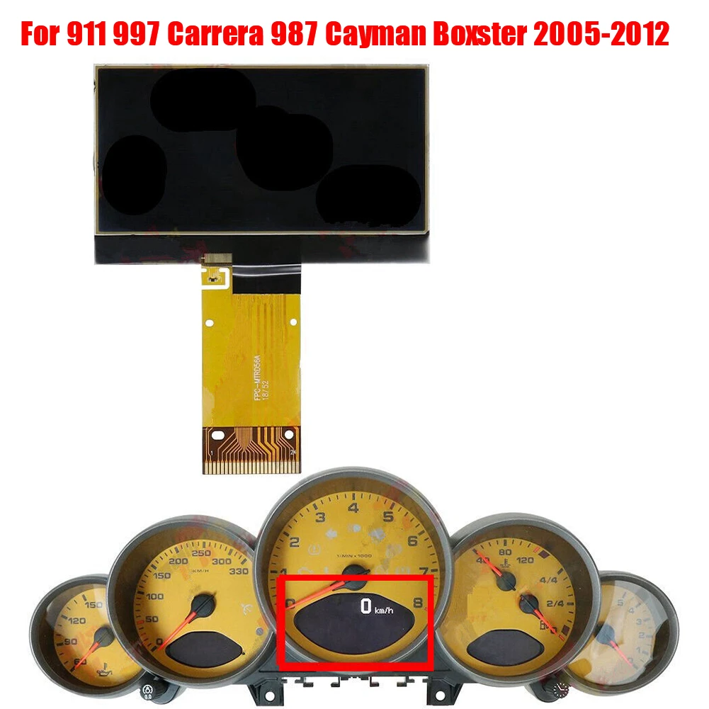 Speedometer Instrument Display Screen For Porsche 911 997 Carrera 987 Cayman Boxster Instrument Clusters Replacement
Speedometer Instrument Display Screen For Porsche 911 997 Carrera 987 Cayman Boxster Instrument Clusters Replacement
