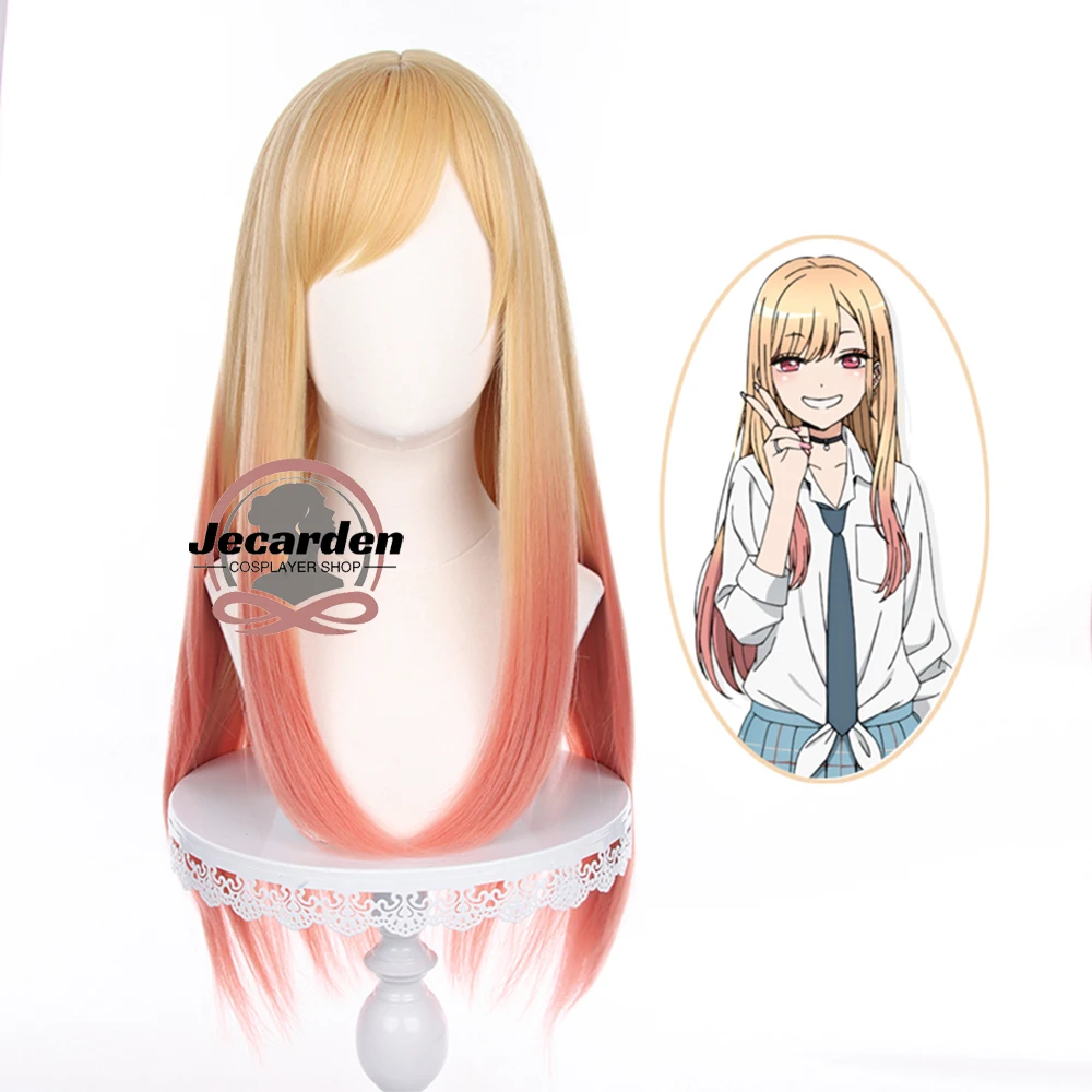 Cosplay Wig Marin Kitagawa Anime My Dress Up Darling 75cm Long Yellow Pink Gradient Role Play Hair Heat Resistant Synthetic Wigs
Cosplay Wig Marin Kitagawa Anime My Dress Up Darling 75cm Long Yellow Pink Gradient Role Play Hair Heat Resistant Synthetic Wigs