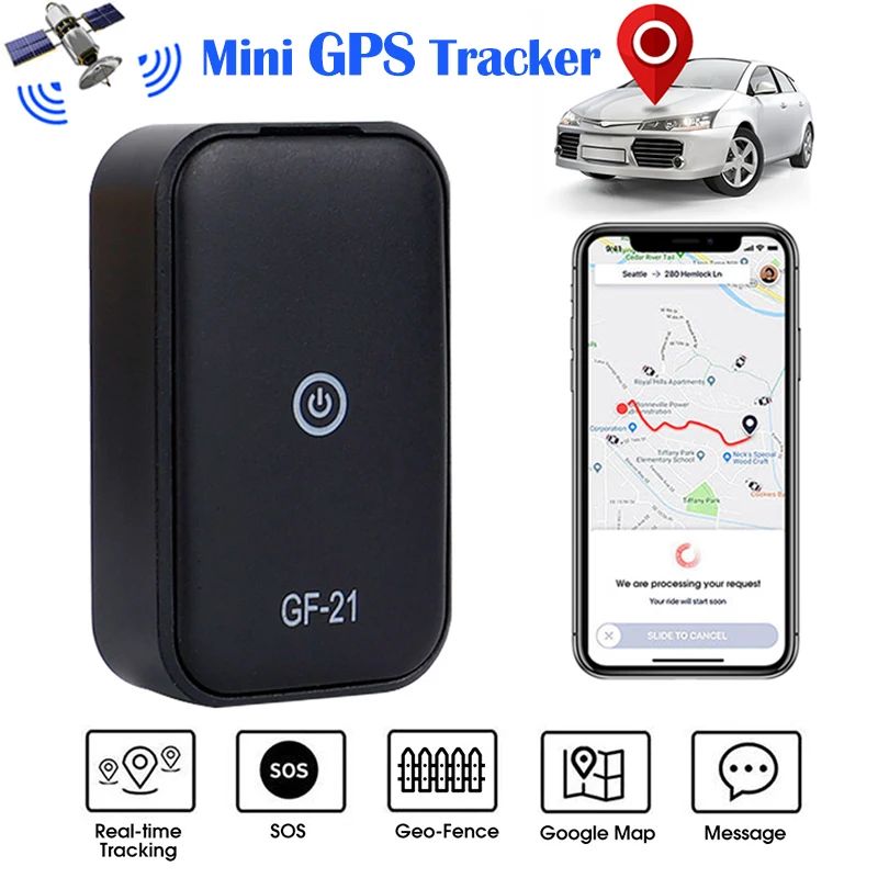 Universal Mini GPS Tracker GF21 Car Tracker Vehicle Locator Anti-Lost Recording Listening Smart Tracking Device Auto Parts
Universal Mini GPS Tracker GF21 Car Tracker Vehicle Locator Anti-Lost Recording Listening Smart Tracking Device Auto Parts