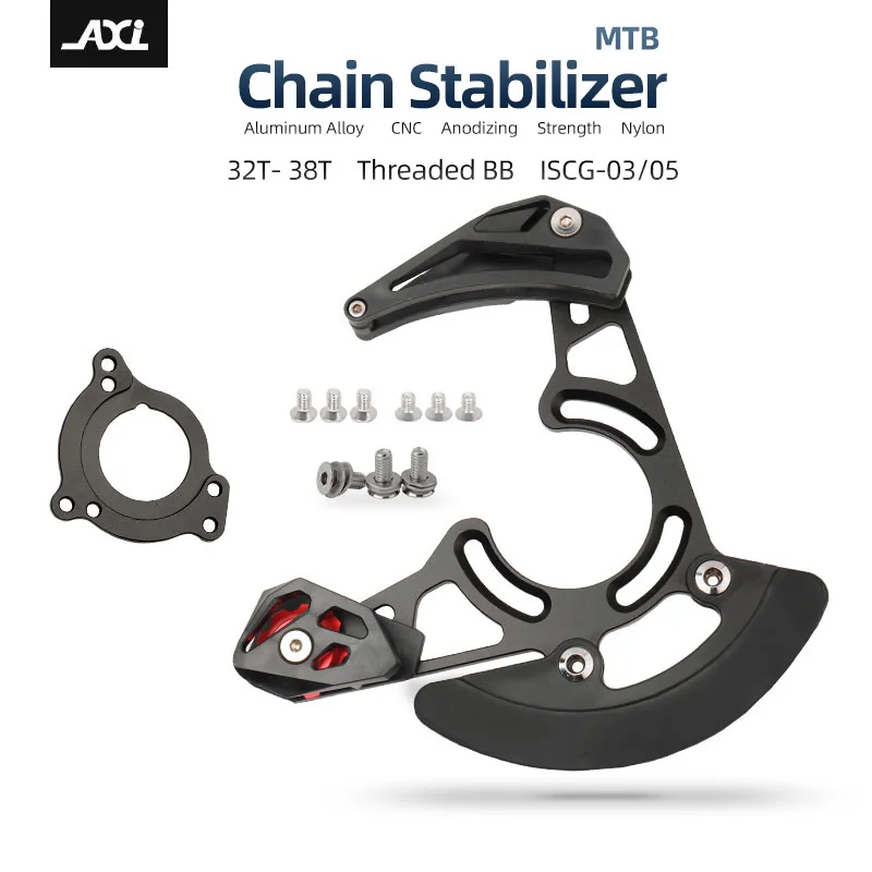 AXI Mountain Highway Single Disc Chain Stabilizer Applicable to ISCG-03/05BB Soft Tail Speed Drop Vehicle Chain Guide and Chain
AXI Mountain Highway Single Disc Chain Stabilizer Applicable to ISCG-03/05BB Soft Tail Speed Drop Vehicle Chain Guide and Chain
