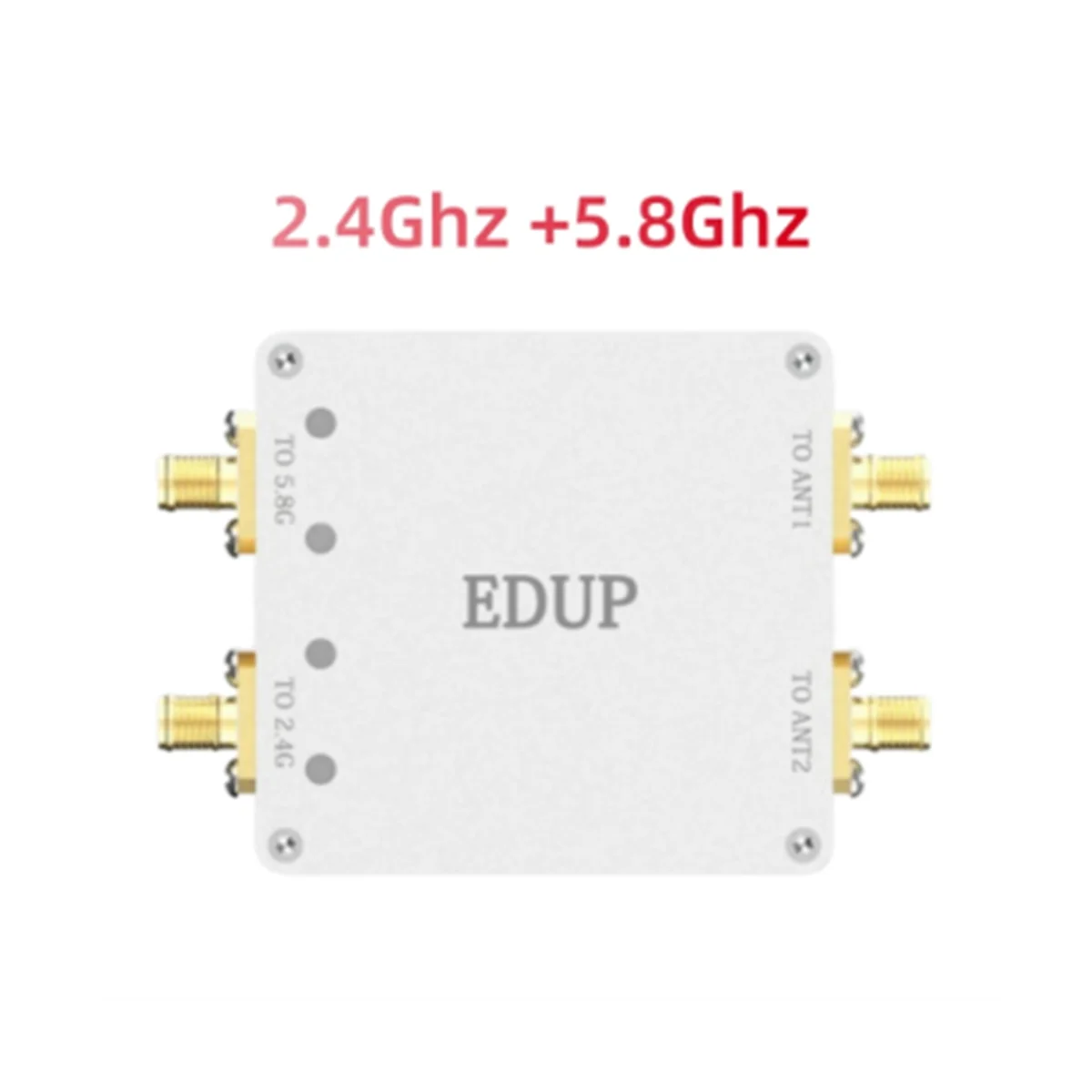 EDUP Dual 4W Channel Drone Signal Extender 2.4Ghz + 5.8Ghz Wifi Signal Booster Dual Antenna Power Amplifier(2.4+5.8Ghz) EU Plug
EDUP Dual 4W Channel Drone Signal Extender 2.4Ghz + 5.8Ghz Wifi Signal Booster Dual Antenna Power Amplifier(2.4+5.8Ghz) EU Plug