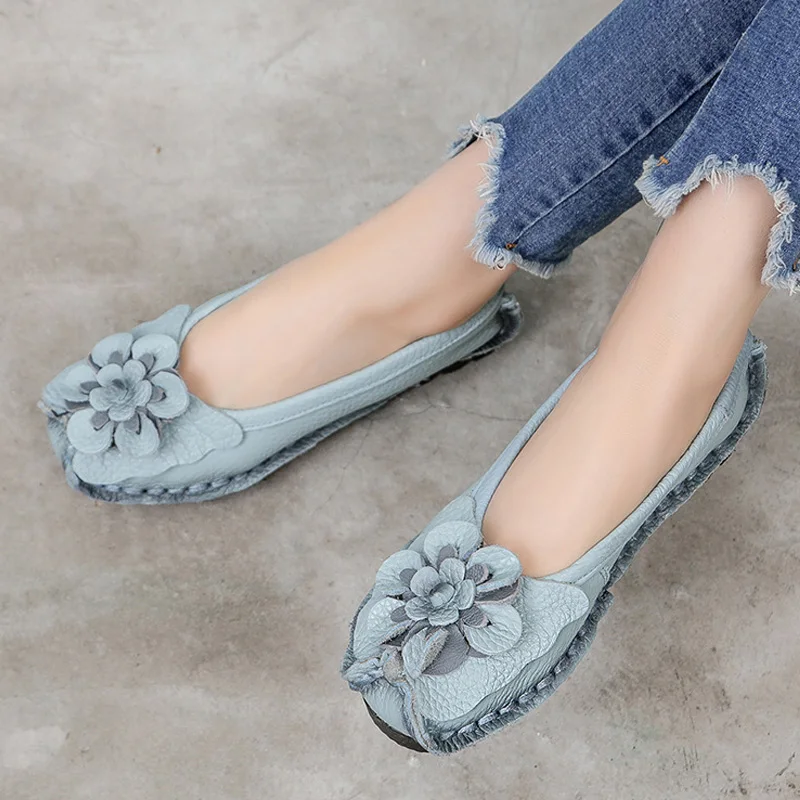 Women Shoes 2022 Genuine Leather Flat Shoes Women Flats with Flowers Ladies Shoes Designers Loafers Slip on Handmade Moccasins
Women Shoes 2022 Genuine Leather Flat Shoes Women Flats with Flowers Ladies Shoes Designers Loafers Slip on Handmade Moccasins