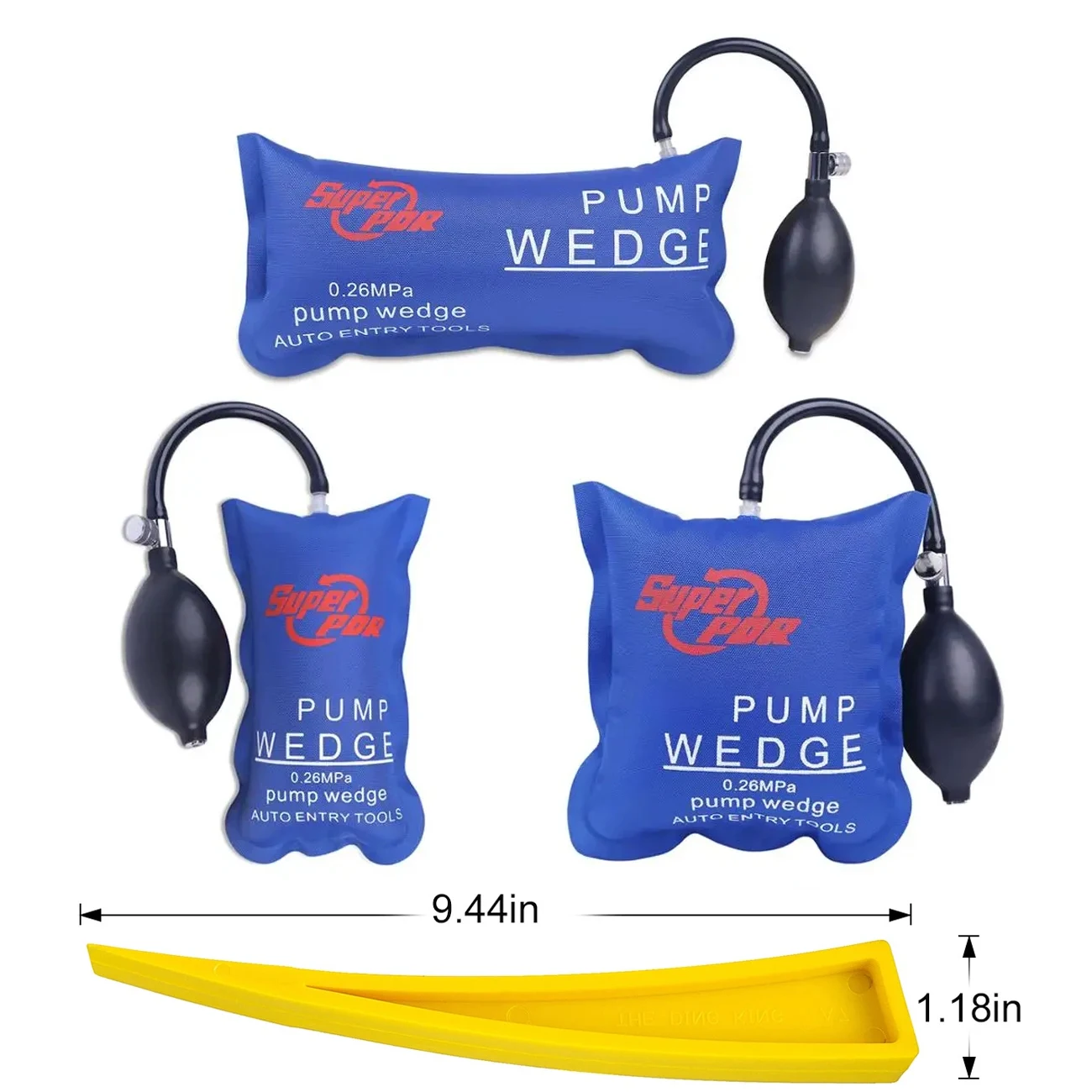 Super PDR 3Pcs Pump Wedge Набор клиньев 
Super PDR 3Pcs Pump Wedge Набор клиньев