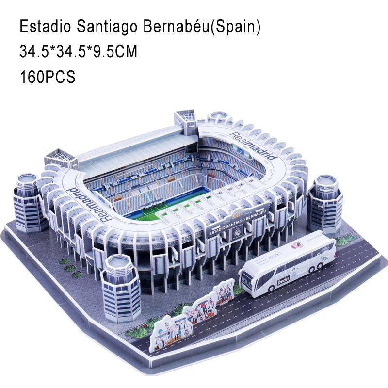 Classic DIY 3D Puzzle Jigsaw World Football Stadium European Soccer Playground Assembled Building Model Puzzle Toys for Children
Classic DIY 3D Puzzle Jigsaw World Football Stadium European Soccer Playground Assembled Building Model Puzzle Toys for Children