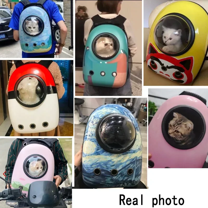 2023 Fat Cat Backpack Carrier Large Bubble Astronaut Space Breathable Capsule Transport for Pets Rabbit Transparent Bag with Win
2023 Fat Cat Backpack Carrier Large Bubble Astronaut Space Breathable Capsule Transport for Pets Rabbit Transparent Bag with Win