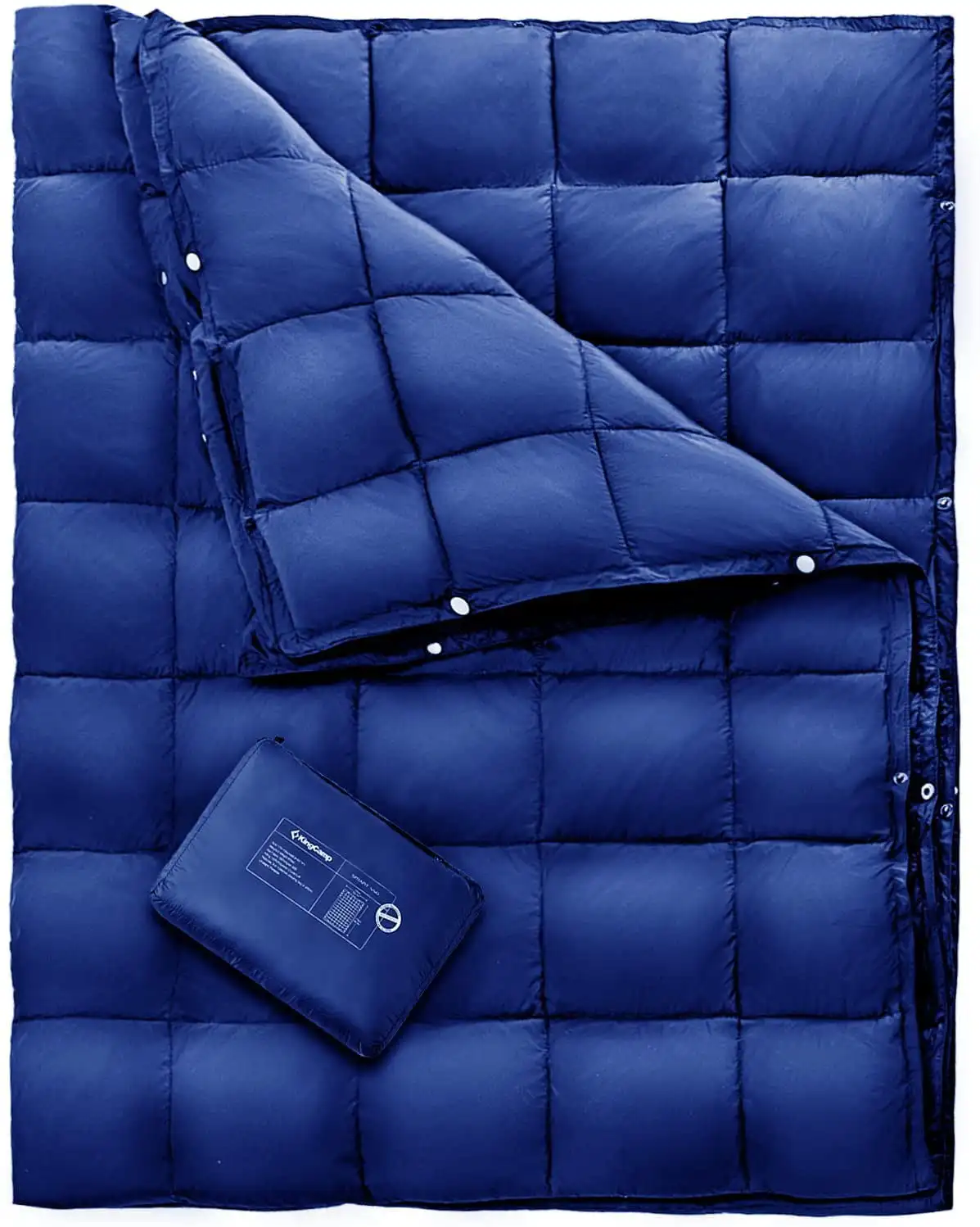 Down Camping Blanket Packable Lightweight Water Repellent Blanket Travel, Navy ,69" x 54"
Down Camping Blanket Packable Lightweight Water Repellent Blanket Travel, Navy ,69" x 54"