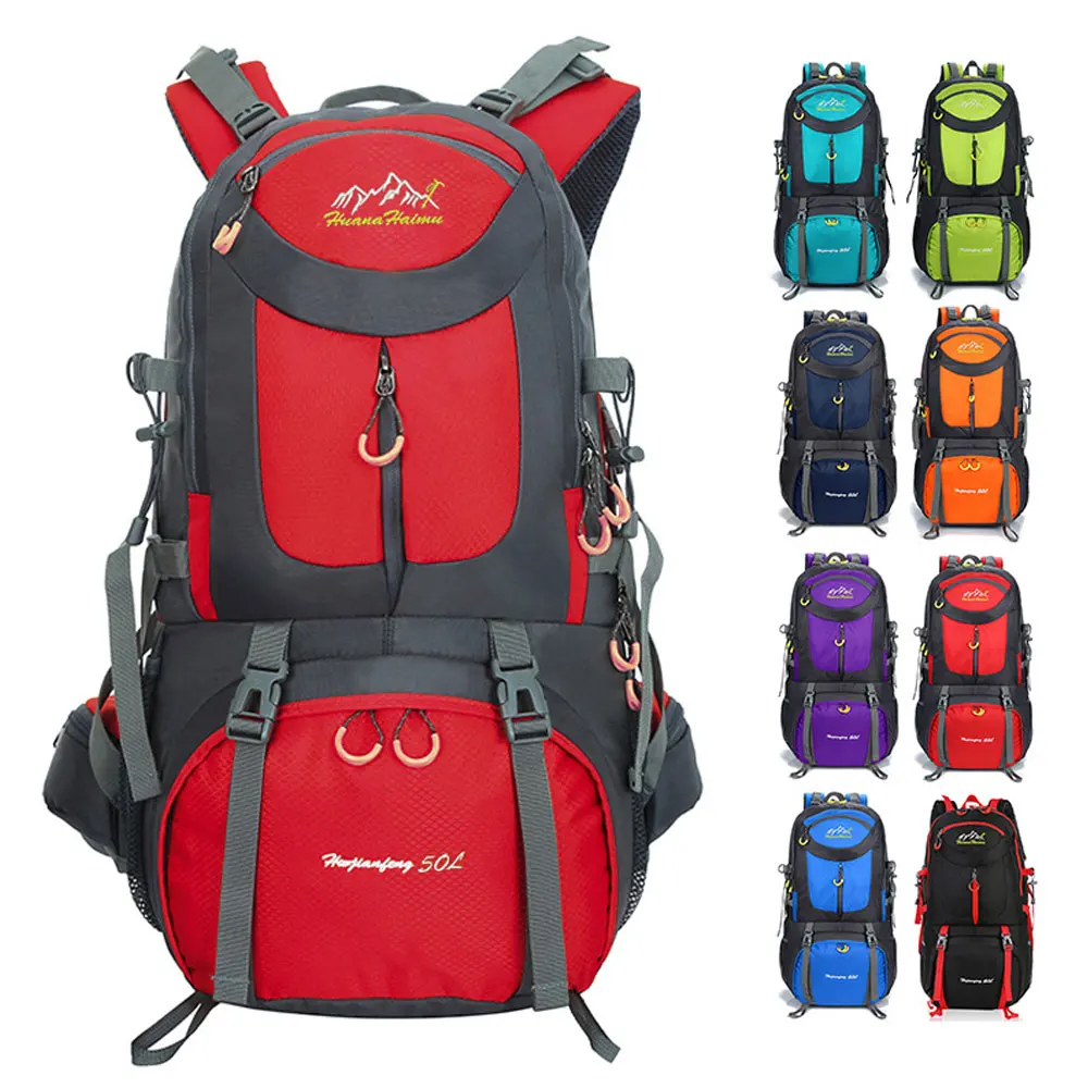50L Large Capacity Outdoor Mountaineering Backpack Nylon Waterproof Wearable Breathable Travel Bag Sports Camping Cycling Bag
50L Large Capacity Outdoor Mountaineering Backpack Nylon Waterproof Wearable Breathable Travel Bag Sports Camping Cycling Bag