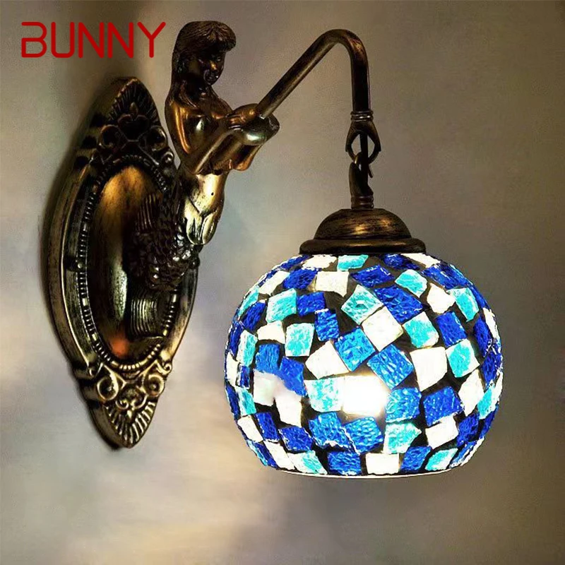 BUNNY Contemporary Mermaid Wall Lamp Personalized And Creative Living Room Bedroom Hallway Bar Decoration Light
BUNNY Contemporary Mermaid Wall Lamp Personalized And Creative Living Room Bedroom Hallway Bar Decoration Light