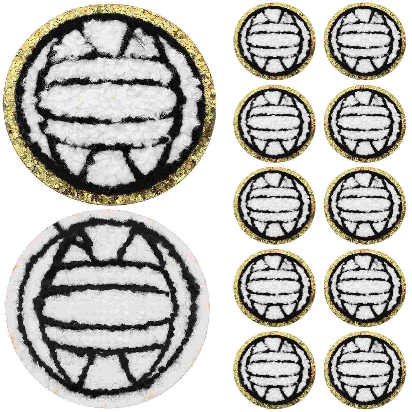 12Pcs Decorative Sports Ball Patches Compact Hat Patches Replaceable Coat Patch Decors
12Pcs Decorative Sports Ball Patches Compact Hat Patches Replaceable Coat Patch Decors