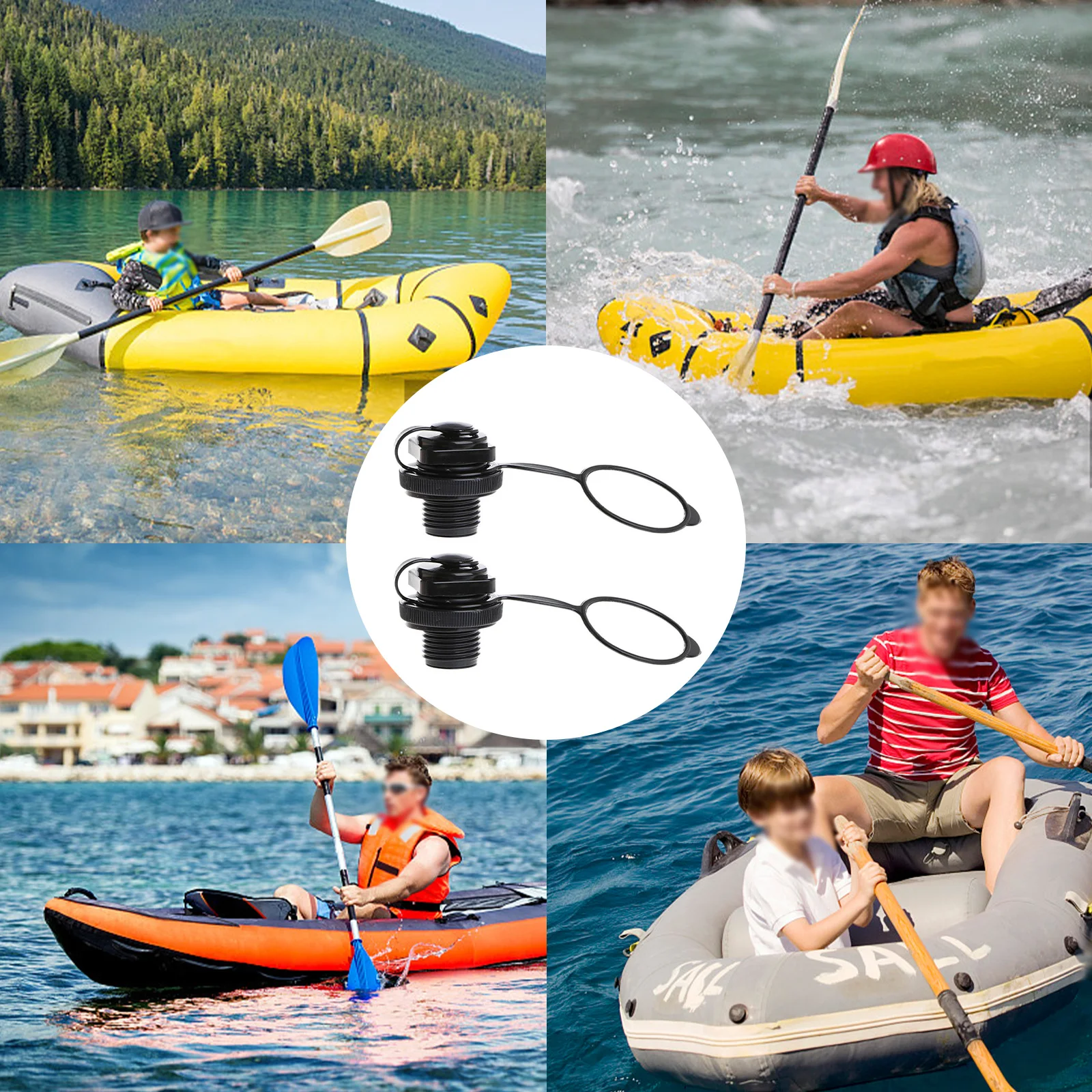 Inflatable Boat Air Valve Cap Accessories Air Plugs ABS & Rubber Airbed Anti-leak High Dense Replacement Screw
Inflatable Boat Air Valve Cap Accessories Air Plugs ABS & Rubber Airbed Anti-leak High Dense Replacement Screw