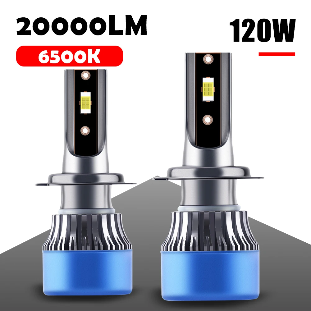 H4 H7 Car LED Bulb H1 9005 9006 H8 H9 H11 Headlight Bulb 20000LM 120W 6500K White IP68 Waterproof Automotive Headlight 12V 24V
H4 H7 Car LED Bulb H1 9005 9006 H8 H9 H11 Headlight Bulb 20000LM 120W 6500K White IP68 Waterproof Automotive Headlight 12V 24V