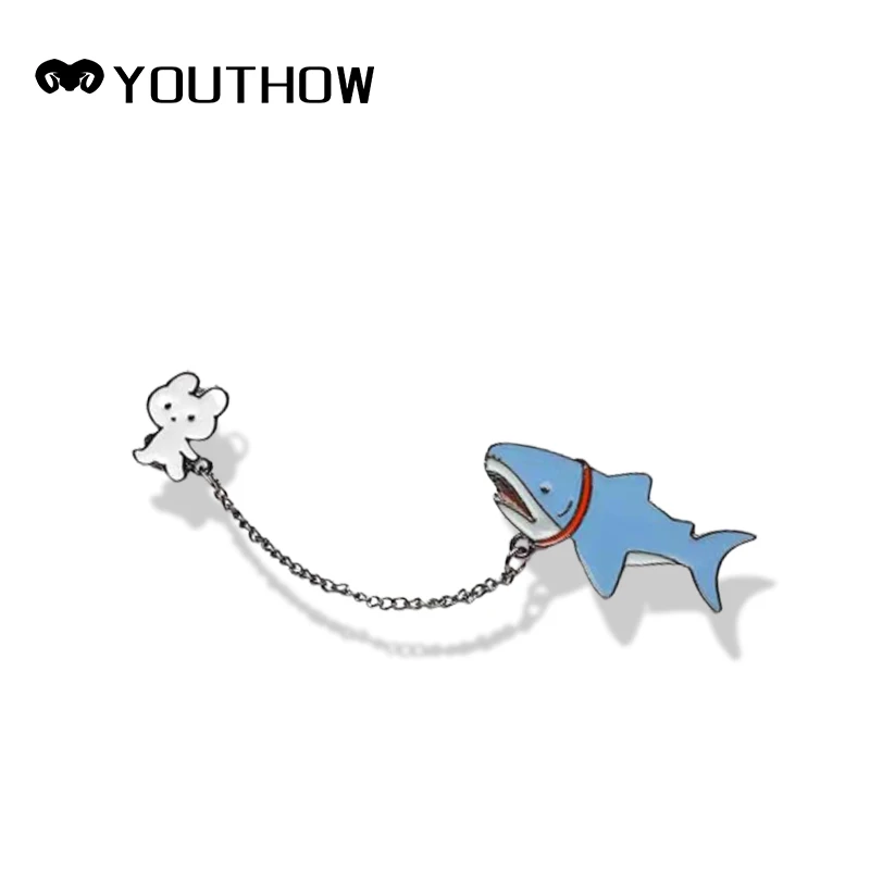 Funy Shark Brooch For Gift Creative Fashion Decorative Accessories Cute Bunny Clothes Coat Bag Pin Cartoon Anime Badge Jewelry
Funy Shark Brooch For Gift Creative Fashion Decorative Accessories Cute Bunny Clothes Coat Bag Pin Cartoon Anime Badge Jewelry