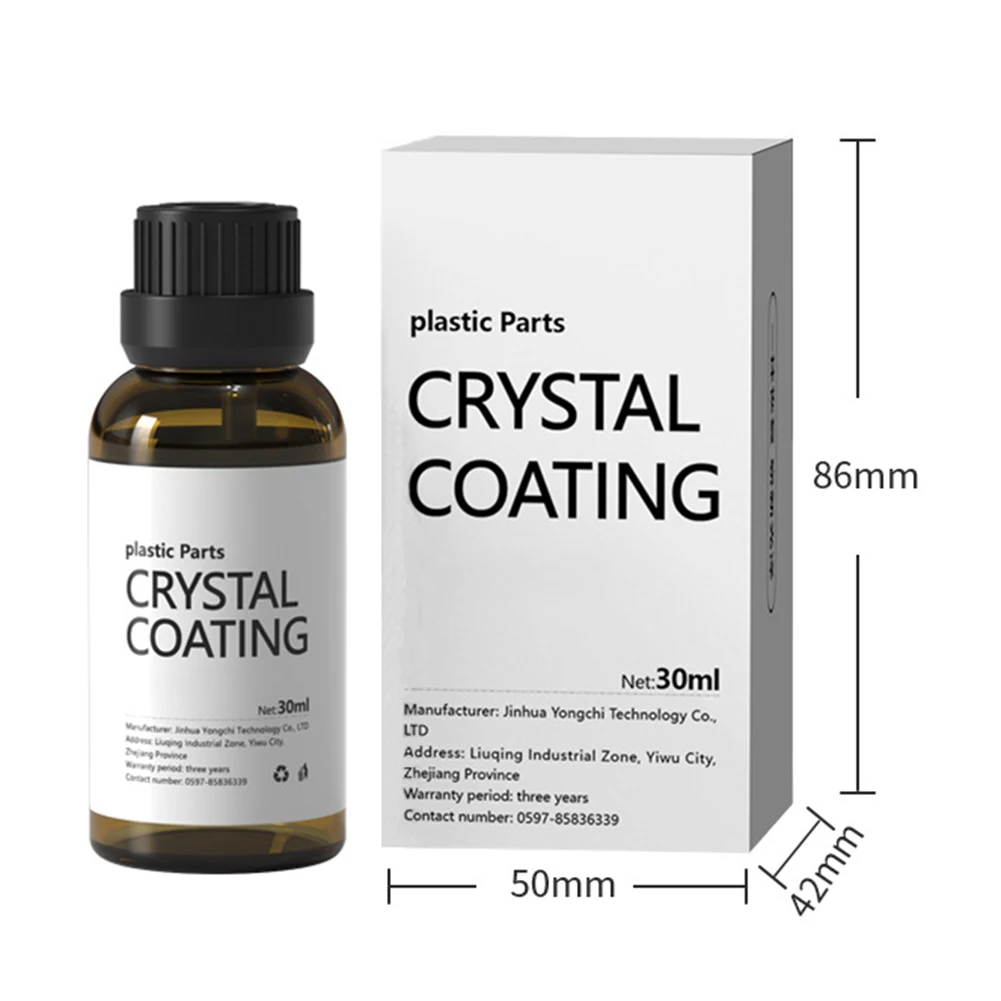 30ml Plastic Refurbished Agent Wax Panel Auto Interior Car Plastic Renovated Coating Retreading Agent Car Wash Maintenance Parts
30ml Plastic Refurbished Agent Wax Panel Auto Interior Car Plastic Renovated Coating Retreading Agent Car Wash Maintenance Parts