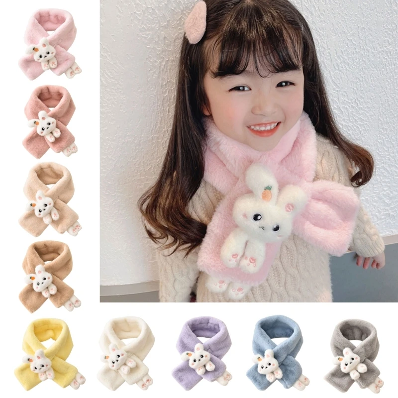 Cartoon Bunny Shape All-match Scarf Furry Toddler Scarf Winter Warm Thick Casual Color Matching Plush Soft Scarves
Cartoon Bunny Shape All-match Scarf Furry Toddler Scarf Winter Warm Thick Casual Color Matching Plush Soft Scarves