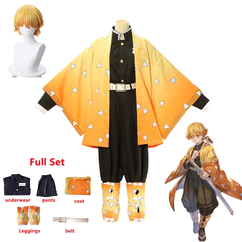 Anime Agatsuma Zenitsu Cosplay Demon Slayers Kimetsu No Yaiba Costume Women Kimono Uniform Halloween Christmas Party Clothes
Anime Agatsuma Zenitsu Cosplay Demon Slayers Kimetsu No Yaiba Costume Women Kimono Uniform Halloween Christmas Party Clothes