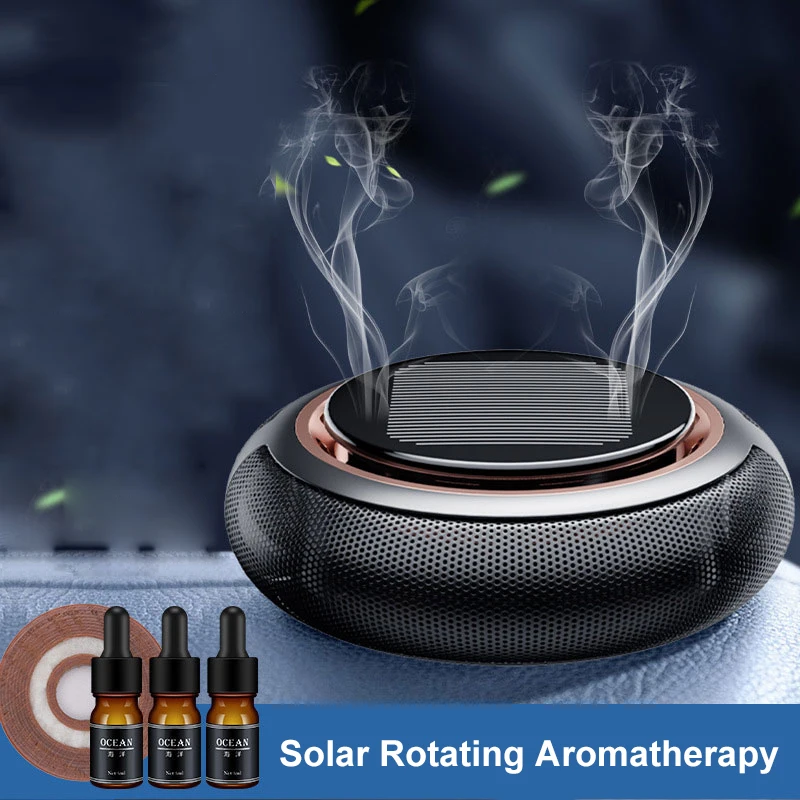 Solar Rotating Aromatherapy Creative Car Lasting Perfume Deodorant Car Perfume with Light Automatic Rotation
Solar Rotating Aromatherapy Creative Car Lasting Perfume Deodorant Car Perfume with Light Automatic Rotation
