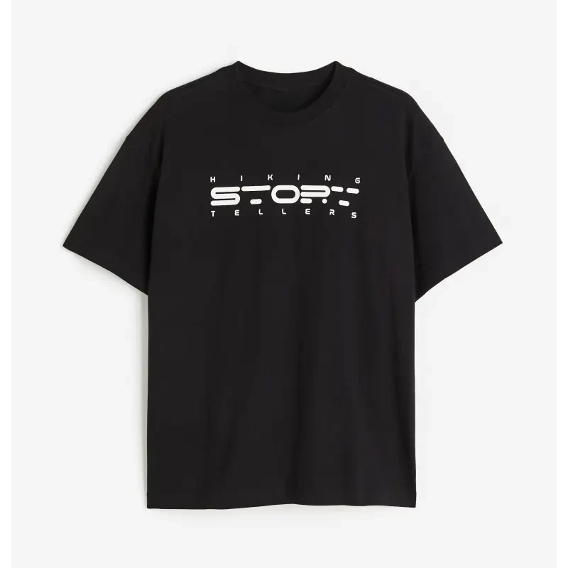 2023 New Brand Cotton Printed Story Tellers Letter T-shirt Outdoor Fitness Oversized Short Sleeved Nnisex High-quality Shirt
2023 New Brand Cotton Printed Story Tellers Letter T-shirt Outdoor Fitness Oversized Short Sleeved Nnisex High-quality Shirt