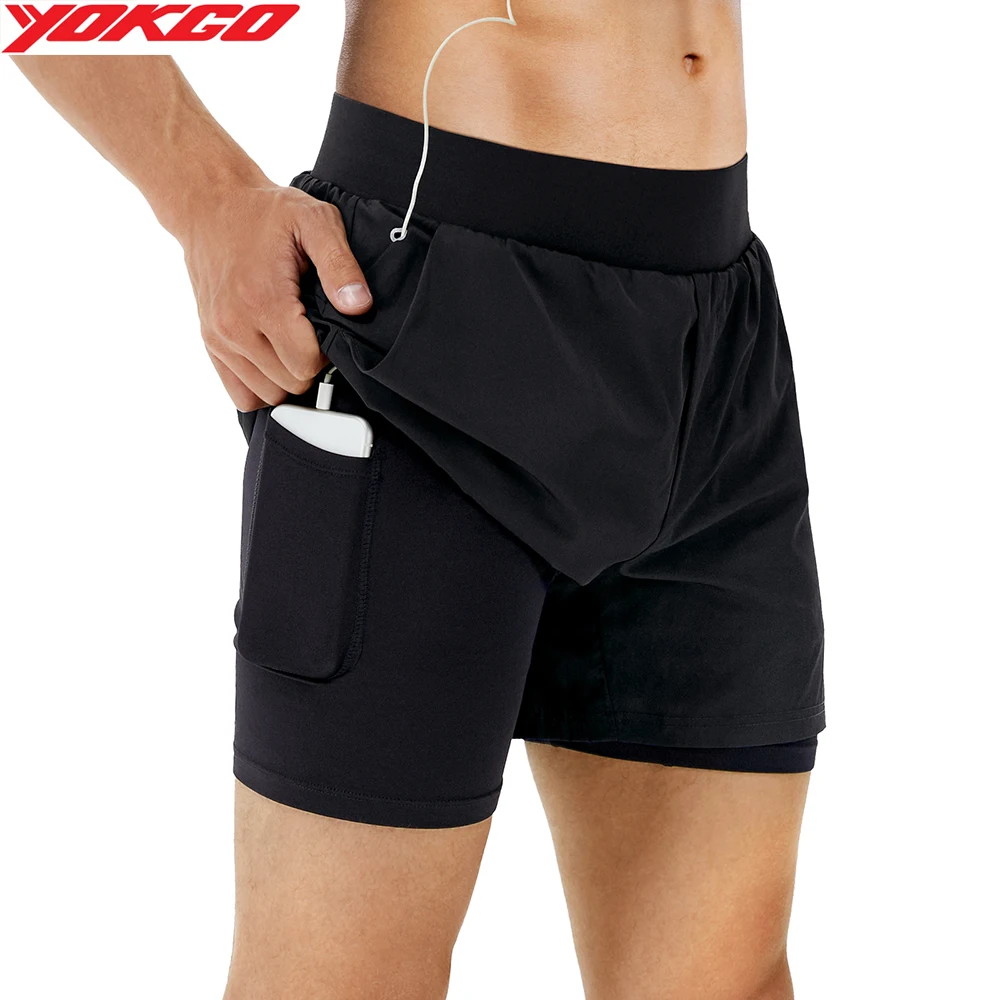 YOKGO Men 2 in 1 Running Shorts Summer Gym Fitness Workout Training Sport shorts Five Inch Quick Dry Outdoor Short
YOKGO Men 2 in 1 Running Shorts Summer Gym Fitness Workout Training Sport shorts Five Inch Quick Dry Outdoor Short