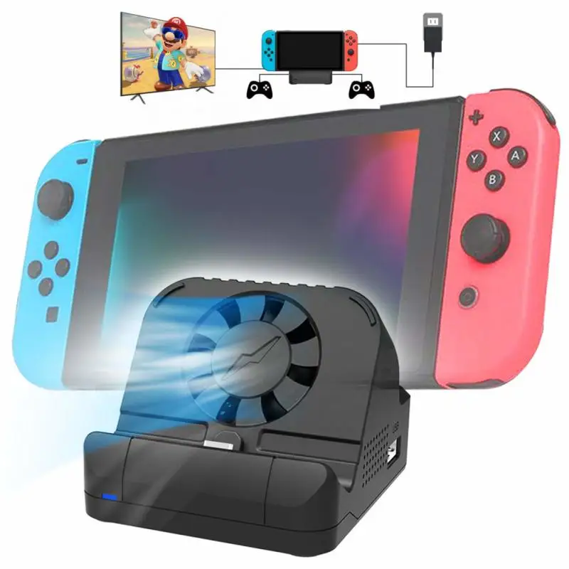 

Portable Mini Switch TV Docking Station Charging Stand Replacement For Nintendo Switch Dock Set, Compact Switch To HDMI With Ext