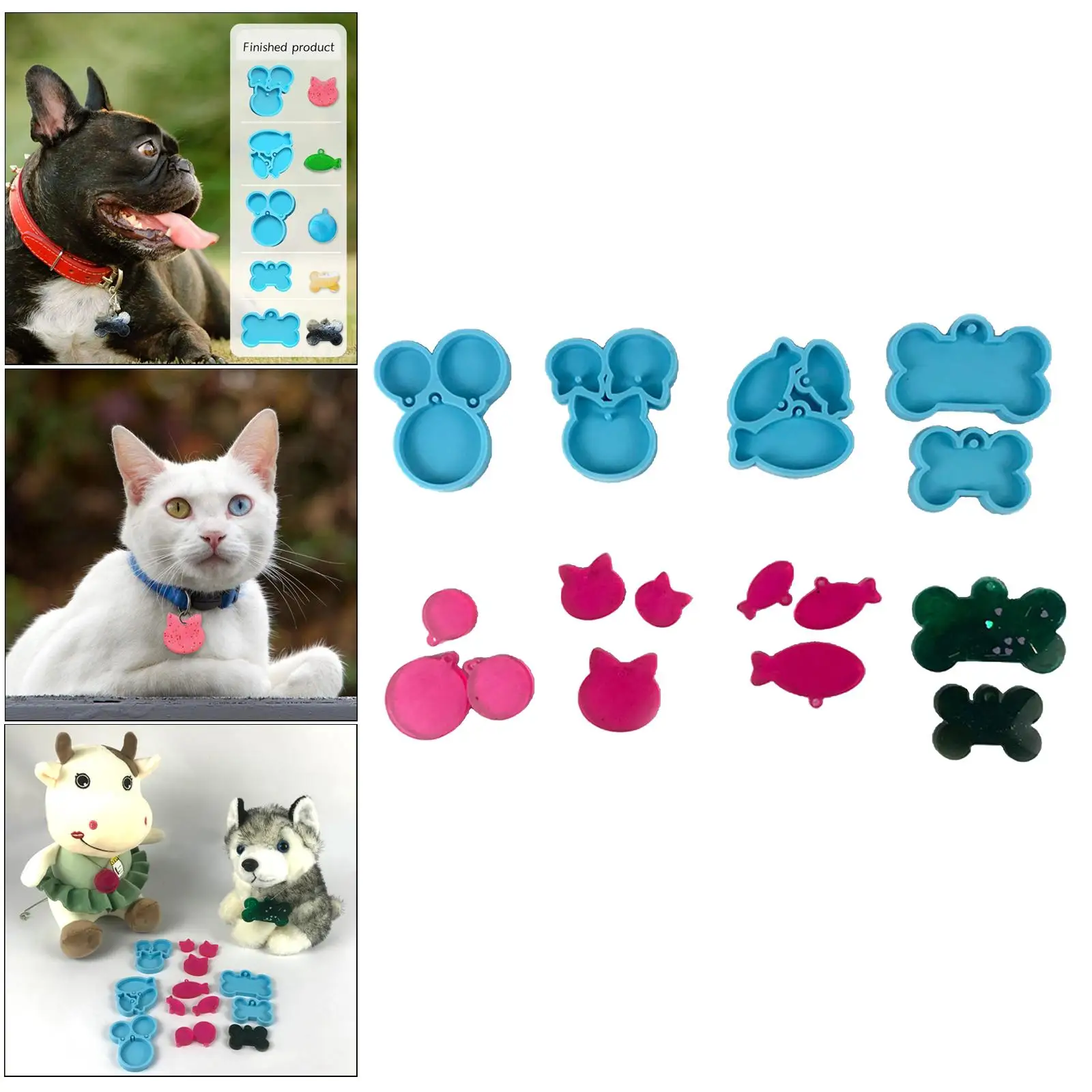 Брелок силиконовый полимерный для эпоксидной смолы, 5 шт.
Брелок силиконовый полимерный для эпоксидной смолы, 5 шт.