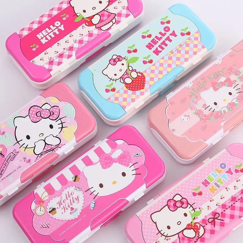 Kawaii Pen Box Sanrio HelloKittys Cartoon Pencil Box Student Stationery Box Storage Box Office Supplies Gifts for Kids
Kawaii Pen Box Sanrio HelloKittys Cartoon Pencil Box Student Stationery Box Storage Box Office Supplies Gifts for Kids