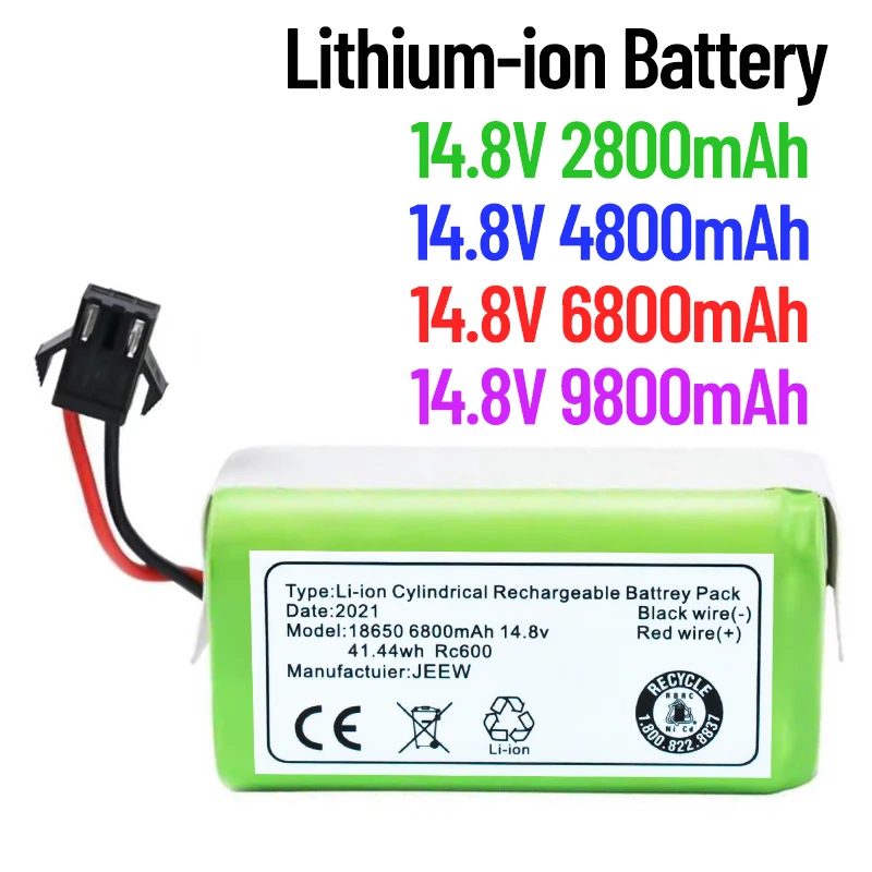 100% Original 14,8 V 6800Mah Lithium-Batterie Für ILIFE A4 A4s V7 A6 V7s Plus Roboter Staubsauger ILife 4S1P Volle Kapazität
100% Original 14,8 V 6800Mah Lithium-Batterie Für ILIFE A4 A4s V7 A6 V7s Plus Roboter Staubsauger ILife 4S1P Volle Kapazität